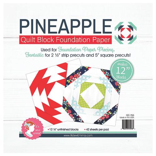 Pineapple 12" foundation Paper pad