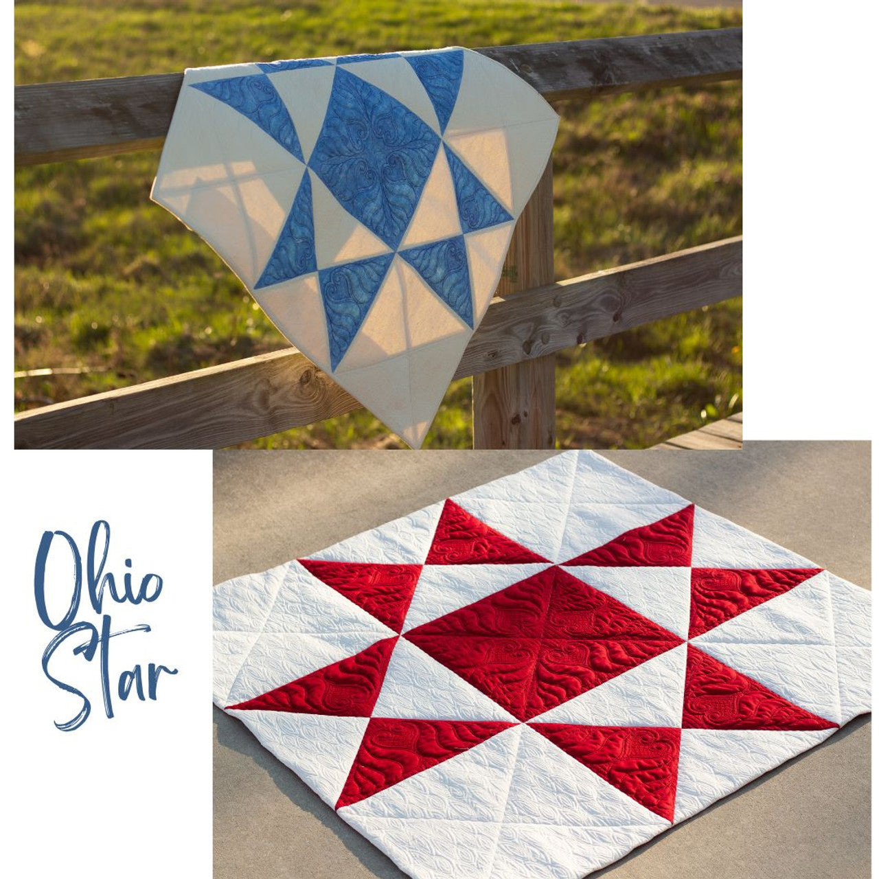 Ohio Star Barn Quilt - USB