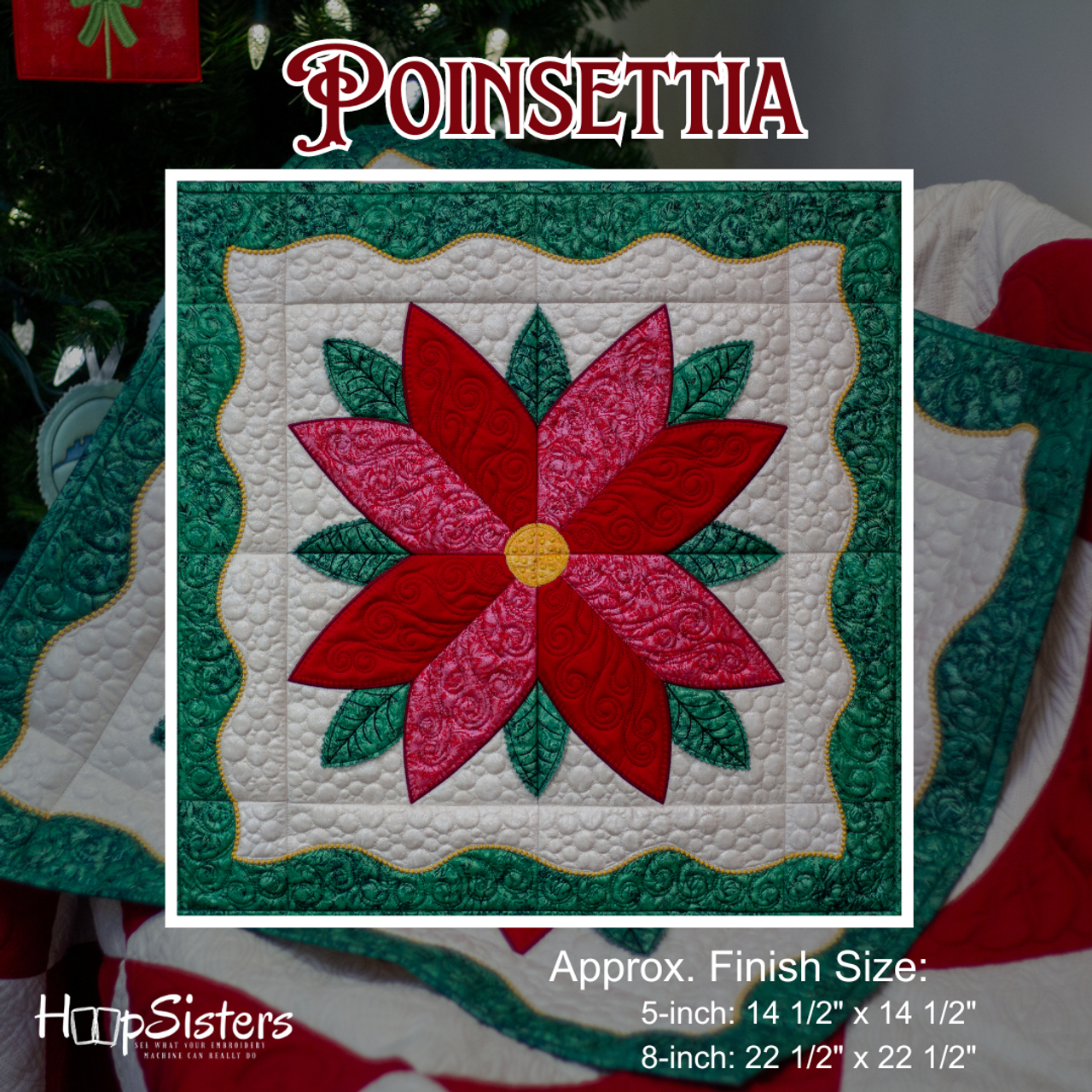 Poinsettia Wall Hanging - USB